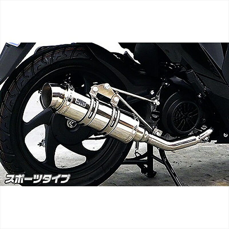 バイクパーツ マフラーウイルズウィン ロイヤルマフラースポーツタイプ1632-59-03 4548916572984ディオ110(EBJ-JF58)
