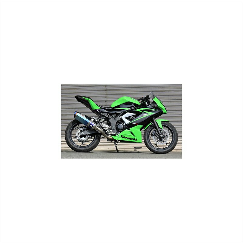 バイクパーツBEET(ビート) ナサートR-Evo TYPE2 ブルーTI 1003-B24-BL4582346462002Ninja250SL ST250F用レーシングマフラー