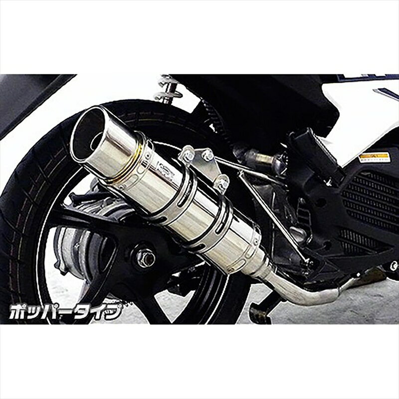 バイクパーツ マフラーウイルズウィン ロイヤルマフラー/ポッパー1342-59-02 4549950007494Mio125i・Mio125RR