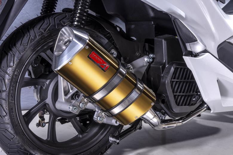 バイク用品 マフラーヤマモトレーシング ヤマモト.R SPEC-A SUS フルEX SAゴールド PCX125 18-(2BJ-JF81)10130-71SAG 4521717008111取寄品 セール
