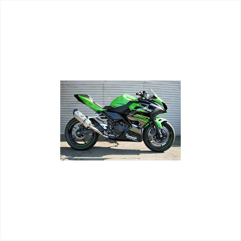 バイクパーツBEET(ビート) ナサートR-Evo TYPE2 クリアTI 1002-B56-504582346464723NINJA250/400 18- チタンレーシングマフラー