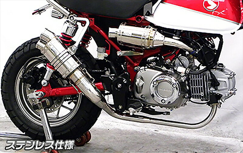 バイクパーツ マフラーWIRUSWIN(ウイルズウィン) ツインテール ショートマフラー ステンレス2122-62-014550255374907