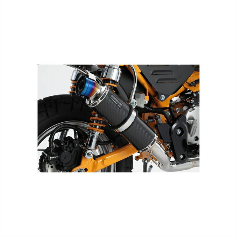 バイクパーツBEAMS ビームス R-EVO カーボンサイレンサー モンキー125 2BJ-JB02G187-53-006 4582285345671