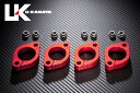 バイク用品 マフラーユーカナヤ U-KANAYA ビレットエキゾーストフランジ RED ZRX400 IIEFRDZRX4 4548916811434取寄品 セール