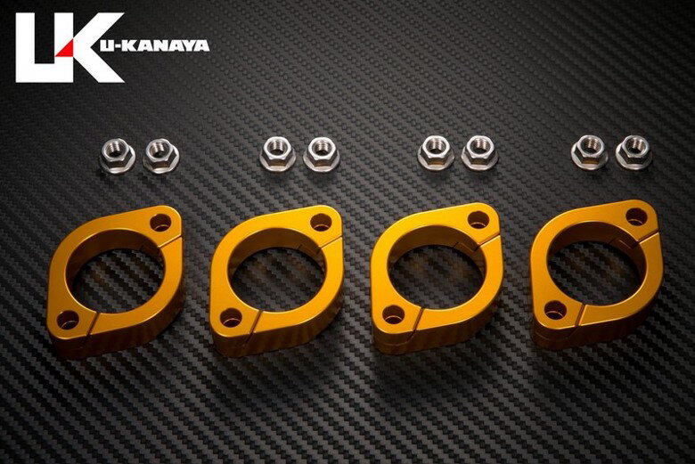 【ポイント2倍】9日01:59まで バイク用品 マフラーユーカナヤ U-KANAYA ビレットエキゾーストフランジ GLD ZRX400 IIEFGDZRX4 4548916811526取寄品 セール