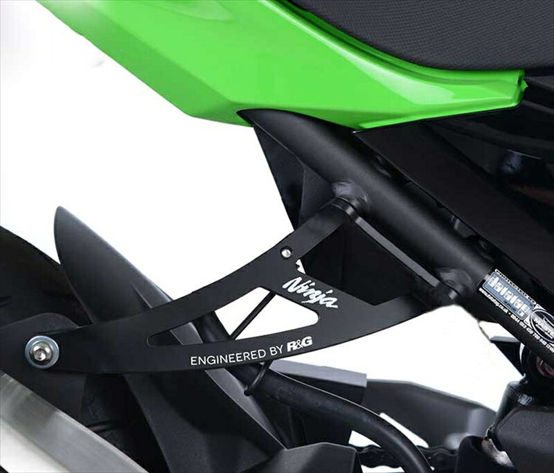 バイクパーツ マフラーアールアンドジー エキゾーストハンガー ブラックRG-EH0085BKA 4573382089773Ninja250/400 18-・Z250/400 18-