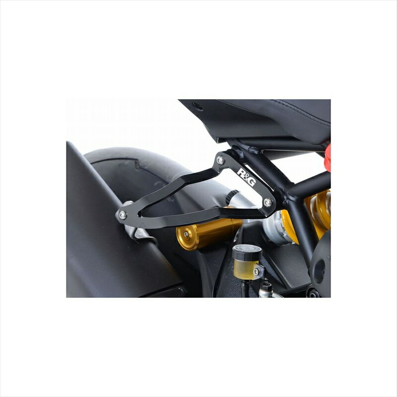 バイクパーツ マフラーアールアンドジー エキゾーストハンガー ブラックRG-EH0068BK 4582483539117DUCA..