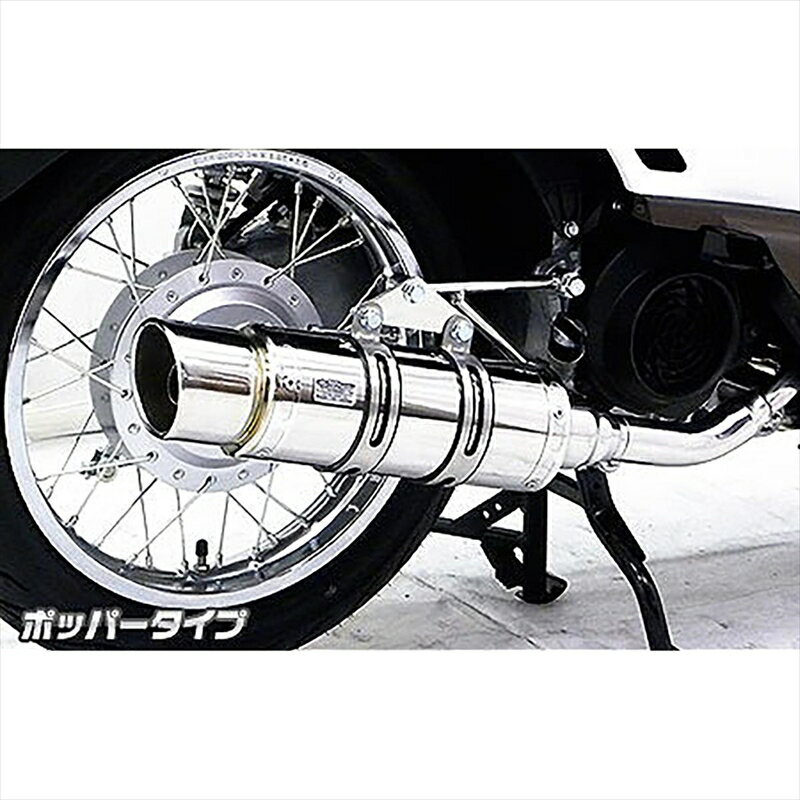 バイクパーツ マフラーウイルズウィン ロイヤルマフラーポッパータイプ572-59-02 4548664520299スクー..