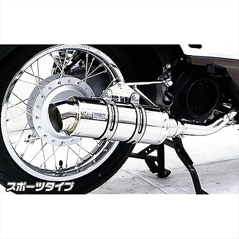 バイクパーツ マフラーウイルズウィン ロイヤルマフラースポーツタイプ572-59-03 4548664520305スクーピー110i