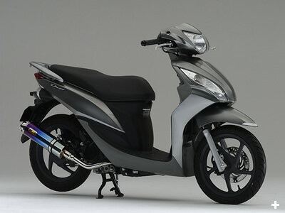 バイク用品 マフラーリアライズレーシング リアライズ 22レーシングマフラー チタン Dio110(JF31)324-009-01 4548664620227取寄品