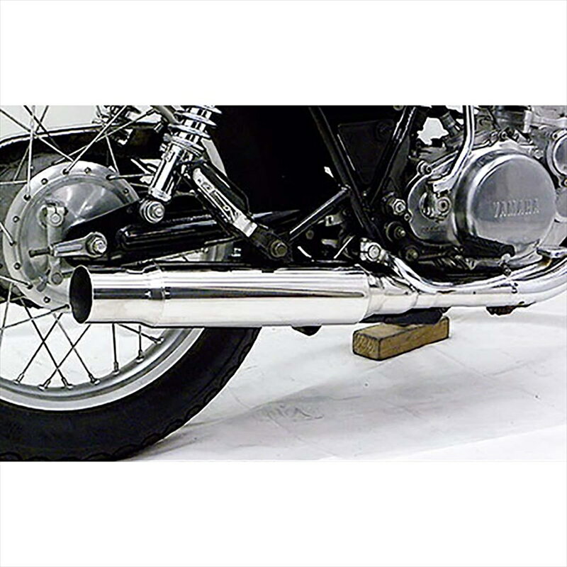 バイクパーツ マフラーウイルズウィン シャープタイプマフラー スリップオン1072-51-01A 4550255159481SR400 EBL-RH03J FI車