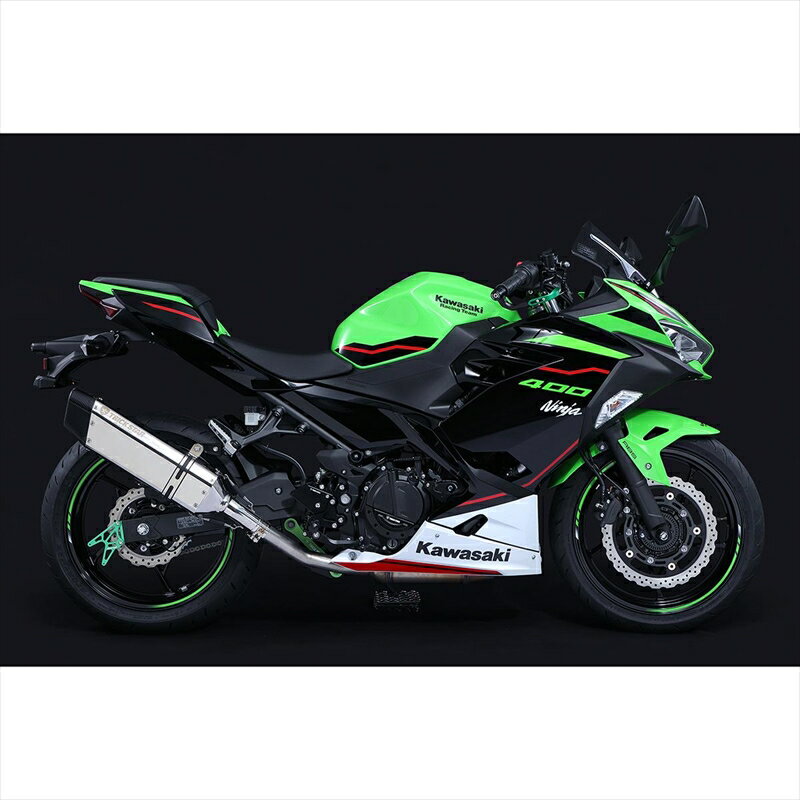 バイクパーツ マフラートリックスター 政府認証S/O イカヅチステンカーボンJSS-015E-L4SC 4573269952169Ninja250/400 18-21