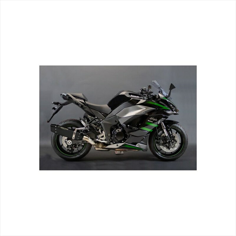 バイクパーツ マフラートリックスター 政府認証S/O イカヅチブラックEDJST-018C-L4BT 4573269962199Ninja1000SX 20-