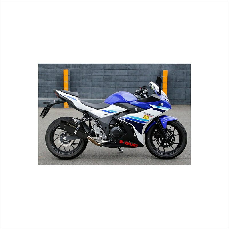 バイクパーツ マフラートリックスター 政府認証S/O イカヅチブラックED JSS-309-L7BT 4573269962540ショート GSX250R