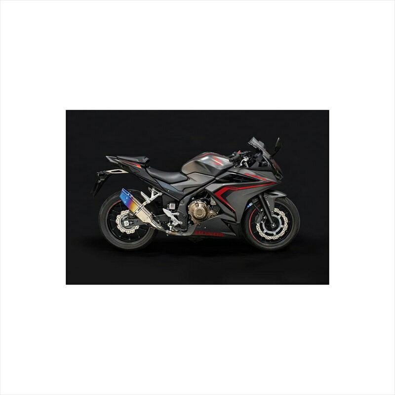 バイクパーツ マフラートリックスター 政府認証S/O イカヅチブラックED JSS-114-L7BT 4573269963509ショート CBR400R 19-