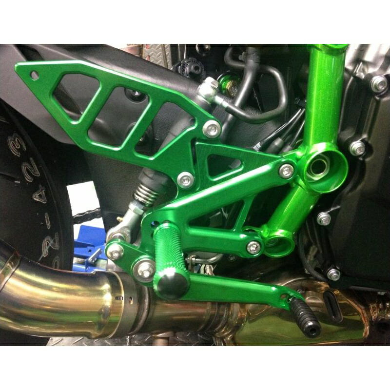 バイクパーツ ステップケイファクトリー ライディングステップ グリーン 172MZBR107F 4582215607022