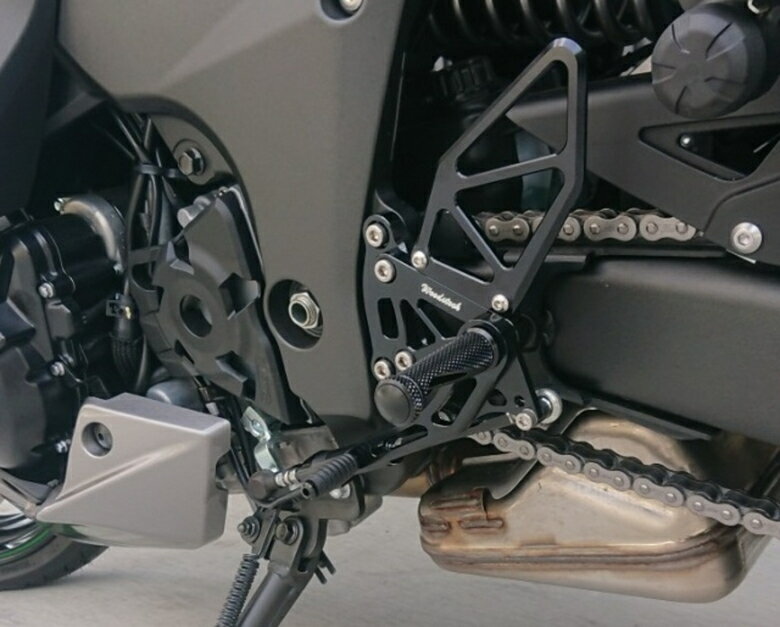 バイクパーツWOODSTOCK(ウッドストック) バックステップキット オールBLK WBS-K40-BB4550255490959Ninja 1000SX 20