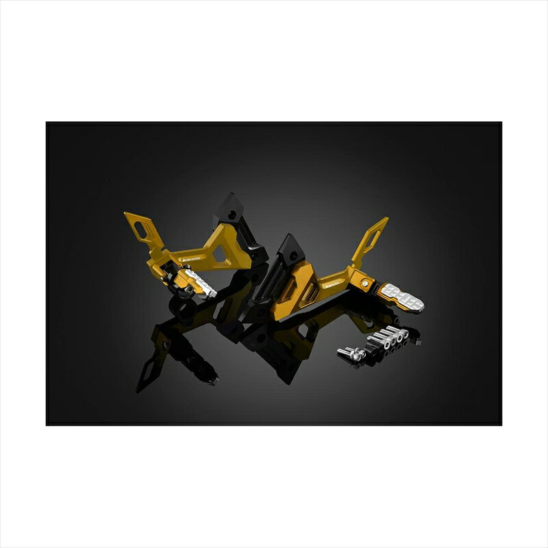バイクパーツBIKERS(バイカーズ) リアフットレスト ライトゴールド K0211-LGD4548916432998Ninja250 13-17/Z250 13-17