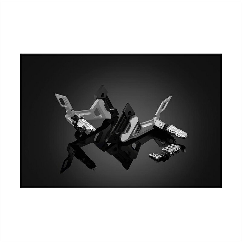 バイクパーツBIKERS(バイカーズ) リアフットレスト シルバー K0211-SLV4548916433049Ninja250 13-17/Z250 13-17