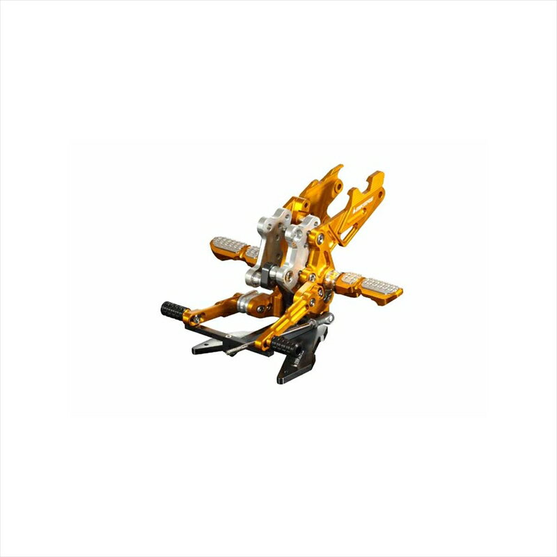 バイクパーツBIKERS(バイカーズ) バックステップ ライトゴールド K0114-LGD4548916435005Ninja250R/250 08-17