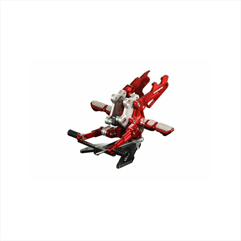 バイクパーツBIKERS(バイカーズ) バックステップ レッド K0114-RED4548916435043Ninja250R/250 08-17