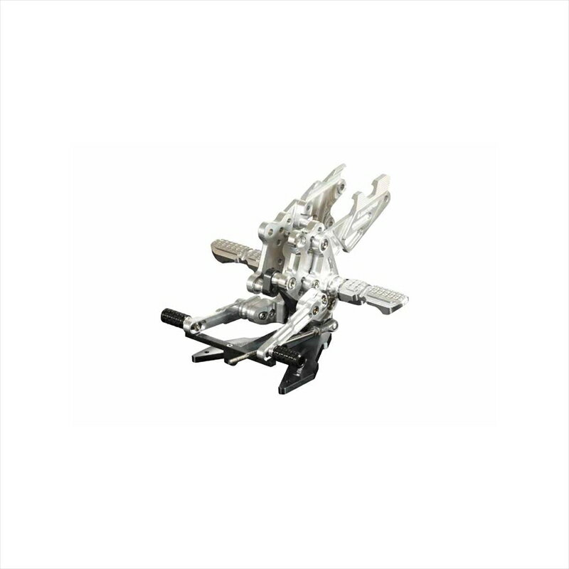 バイクパーツBIKERS(バイカーズ) バックステップ シルバー K0114-SLV4548916435050Ninja250R/250 08-17