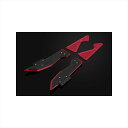 バイクパーツBIKERS(バイカーズ) フットプレート 左右セット レッド/ブラック Y0226-RED-BLK4550255219338NMAX 16-20