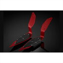 バイクパーツBIKERS(バイカーズ) フットプレート 左右セット レッド/ブラック Y0316-RED-BLK4550255219550XMAX 18-22