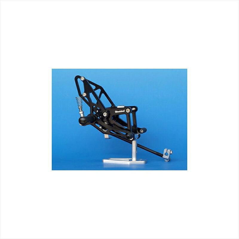 バイクパーツWOODSTOCK(ウッドストック) ステップキット 5POS/BLK WBS-K18-BB4547567506492ZX-6R 07-08