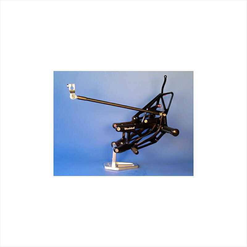 バイクパーツWOODSTOCK(ウッドストック) バックステップキット オールBLK WBS-Y08-BB4547567524915YZF-R1 07-08