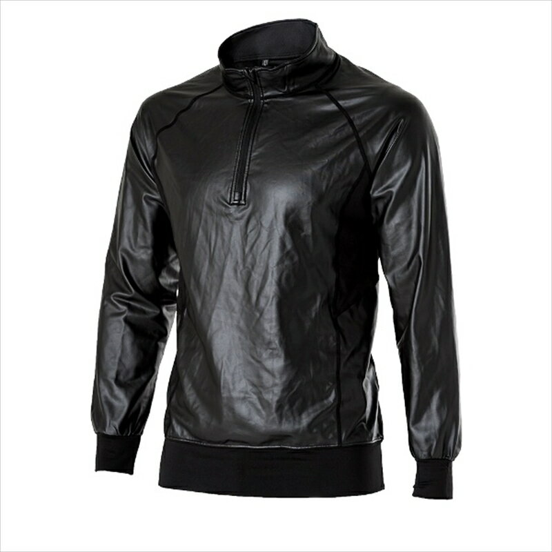 バイク用品 ウェア ジャケット山城 ヤマシロ YAMASHIRO YKM203ボウフウウエアZIP BK LW YKM-2034547544048779