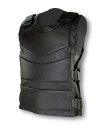 バイク用品 ウェア その他(ウェア)ライズ ARMED LEATHER VEST BK LL-3LRIDEZ 4527625081222 取寄品
