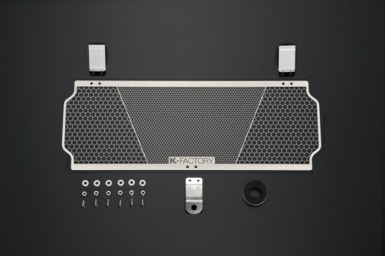 バイク用品 冷却系 オイルクーラーK-FACTORY オイルクーラーガード ステンレス Rタイプ ZEPHYR1100ケイファクトリー 111CZAA055Z ...