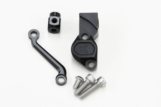 バイク用品 ハンドル ミラーK-FACTORY マスタークランプ ブレーキガワ マットBK ブレンボミラーホルダツキケイファクトリー 000HZBW001Q 取...