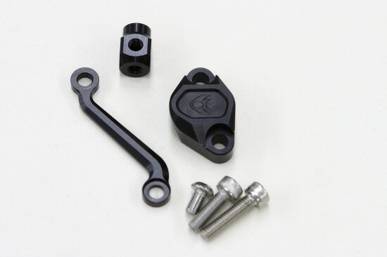 バイク用品 ハンドル ミラーK-FACTORY マスタークランプ ブレーキガワ マットBK ブレンボミラーホルダナシケイファクトリー 000HZBW002Q 取...