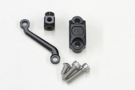 バイク用品 ハンドル ミラーK-FACTORY マスタークランプ ブレーキガワ マットBK ニッシンミラーホルダーナシケイファクトリー 000HZBW006Q ...