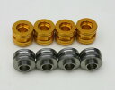 バイク用品 キャリパー&サポートK-FACTORY ブレンボキャリパー用変換スペーサー チタン L=18.5mmケイファクトリー 000WZCQ002C 取寄品