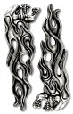 バイク用品 アクセサリー ステッカー&ワッペン&キーホルダー&エンブレムライズ LETHAL THREAT EMBLEMS 2PACKS LT88670RIDE...