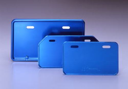 バイク用品 外装 ナンバープレート&リフレクター関連RCエンジニア ナンバープレートダイ BLU アルミ (-125ccヨウ)アールシーエンジニアリング 70-...