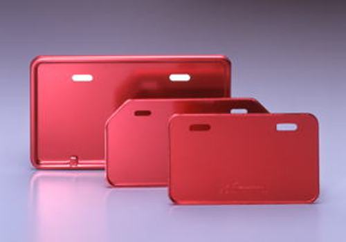 バイク用品 外装 ナンバープレート&リフレクター関連RCエンジニア ナンバープレートダイ RED アルミ (-125ccヨウ)アールシーエンジニアリング 70-...