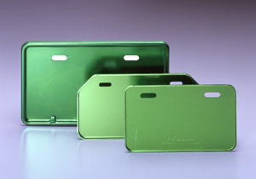 バイク用品 外装 ナンバープレート&リフレクター関連RCエンジニア ナンバープレートダイ GRN アルミ (-125ccヨウ)アールシーエンジニアリング 70-...