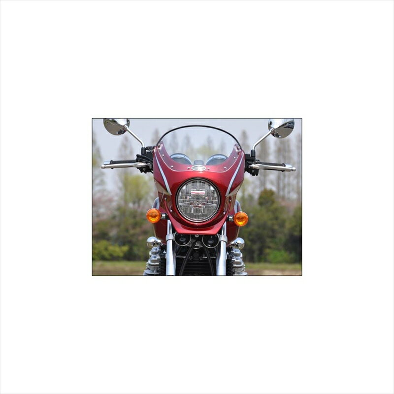 バイクパーツ 外装シックデザイン ロードコメット2 PグレアWHT/クリア RCB60B-PGW3 45499508187173トー..