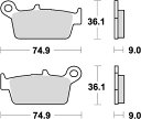 バイク用品 ブレーキパッド&ブレーキシューKITACO SBSブレーキパッド 690HF PEUGEOTキタコ 777-0690000 取寄品