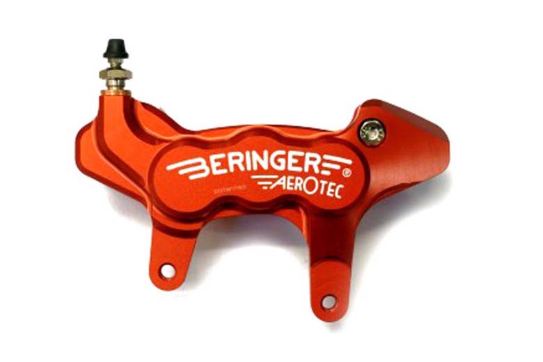 BERINGER 6Pアキシャルキャリパー ヒダリ レッド CRF250/450R 04-1＞ 《ベルリンガー H15A-R》