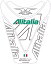 モトグラフィックス タンクパッド ALITALIA／WHT APRILIA RSV4-R 《モトグラフィックス MT-TA013AIWボディーパッド　タンク》