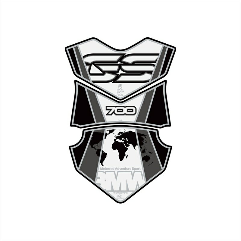 バイクパーツ 外装モトグラフィックス タンクパッド WHT MT-TB024W 4580041213127BMW F700GS 12-15