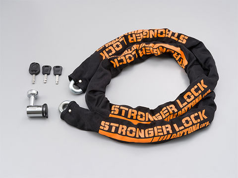 【在庫有り】 バイク用品 保管 盗難防止デイトナ DAYTONA ストロンガーチェーンロック 2.0M31236 4909449501092取寄品