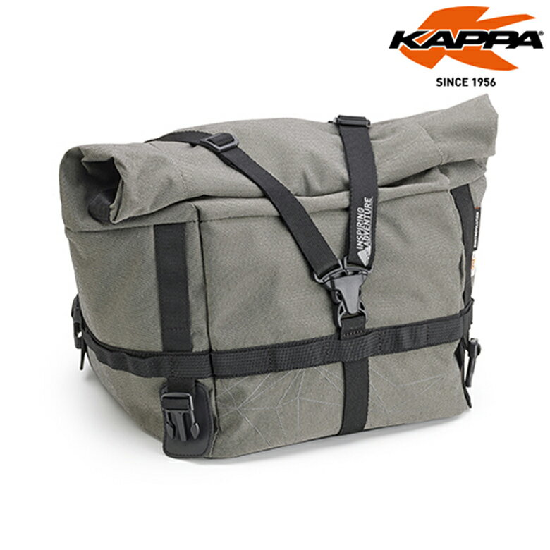バイクシートバッグKAPPA(カッパ)シートバッグ RA319防水 イタリア 2WAY ショルダーバッグ UVカット グレー