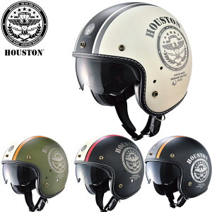 バイク用品ヘルメットHOUSTON(ヒューストン)インナーバイザーヘルメット HTVH-2021SG規格適合品 内装脱着可能 アメリカン 取寄品