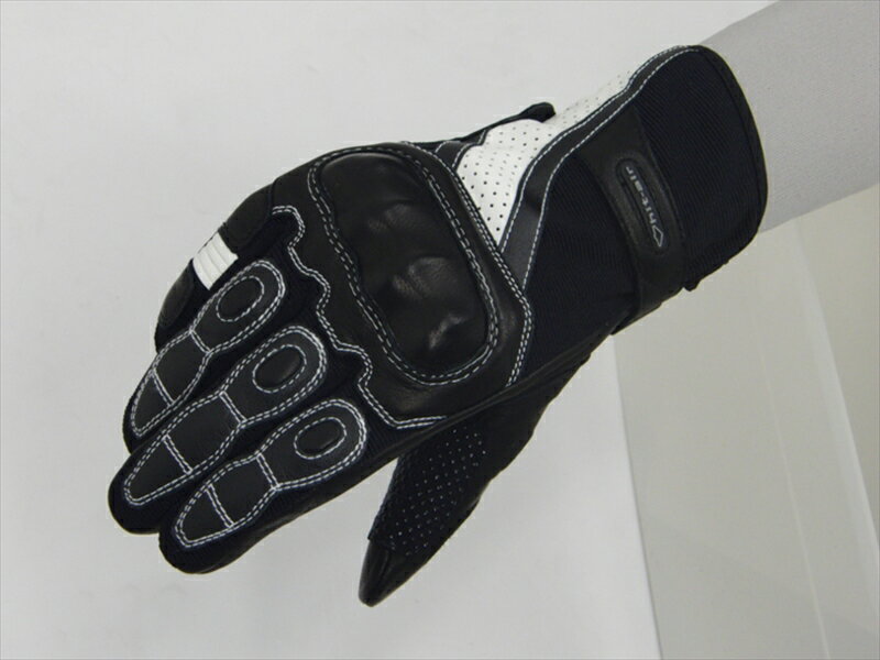 バイク用品 ウェアHIT-AIR ヒットエアー グローブ G6 Black White ＃S4560216416218 4560216416218